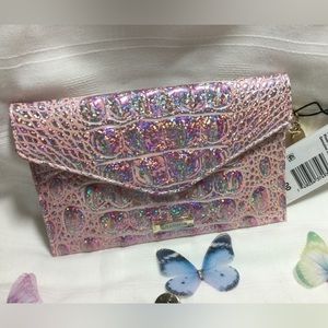 NWT Brahmin BCA Pixie Dust Mini Envelope Case / Passport Wallet